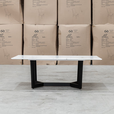 The New York Carrara Marble Coffee Table available to purchase from Warehouse Furniture Clearance at our next sale event.