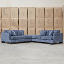 The Barossa Deep Seat Modular Corner Lounge - Licorice available to purchase from Warehouse Furniture Clearance at our next sale event.