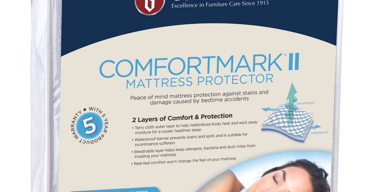 Guardsman ComfortMark II Mattress Protector 5 Year Warranty Double