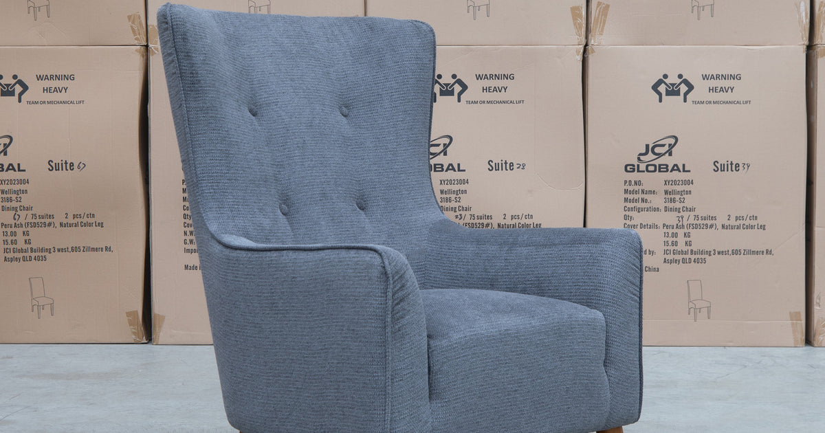 Lily Accent Chair Share Charcoal Warehouse Furniture Clearance