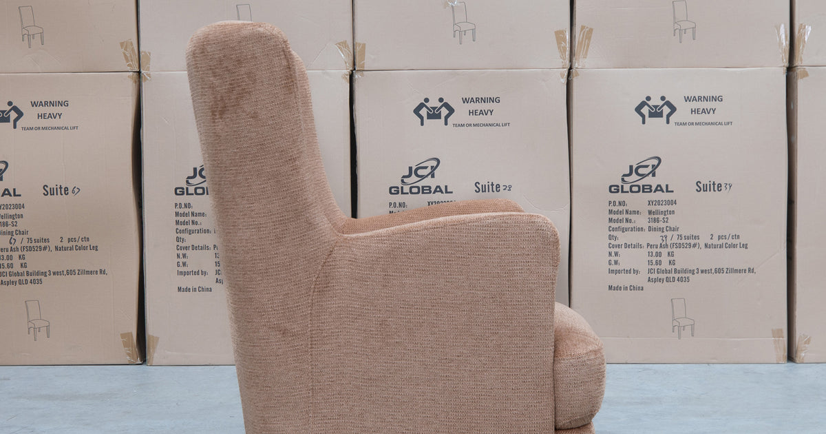 Zoe Accent Chair Share Burnt Warehouse Furniture Clearance