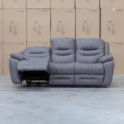 The Airlie Three Seat Electric Recliner Lounge - Slate available to purchase from Warehouse Furniture Clearance at our next sale event.