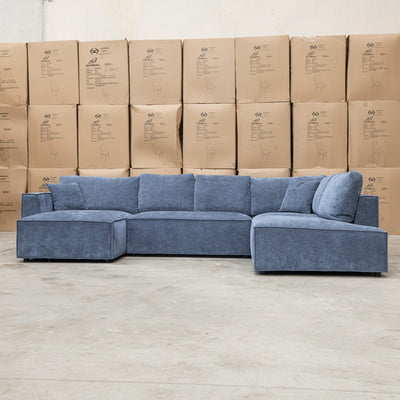The Apartment Corner Dual Chaise Lounge - Licorice available to purchase from Warehouse Furniture Clearance at our next sale event.