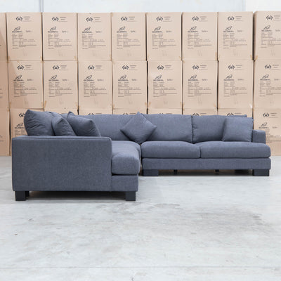 The Delta Deep Seated Corner Lounge - Graphite available to purchase from Warehouse Furniture Clearance at our next sale event.