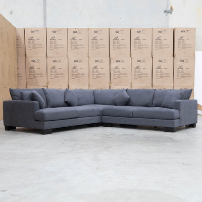 The Delta Deep Seated Corner Lounge - Graphite available to purchase from Warehouse Furniture Clearance at our next sale event.