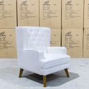 Clara 2-in-1 Rocking Chair/Accent Chair - Ivory Boucle Fabric