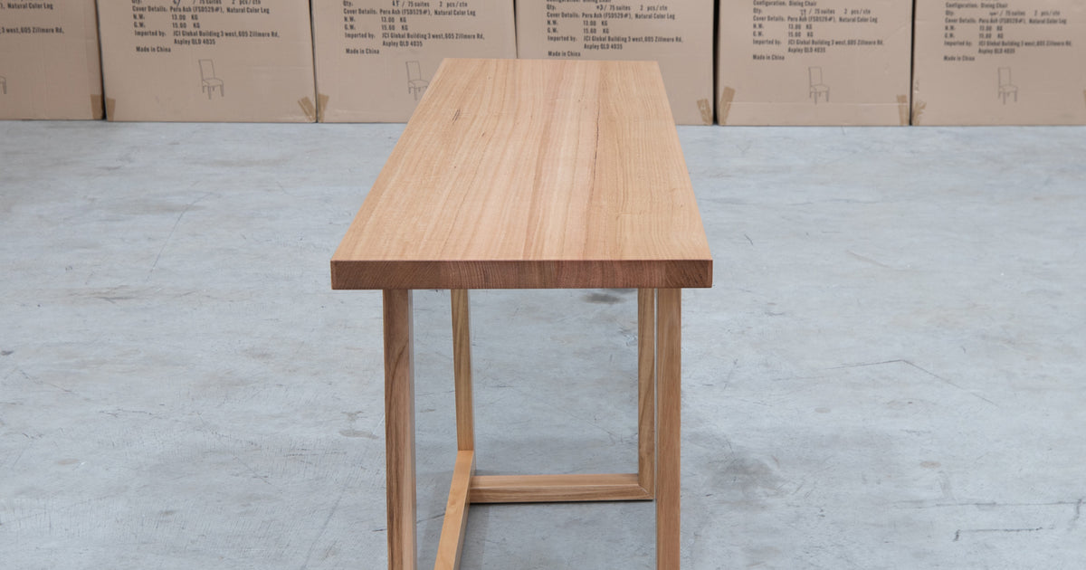Dante Messmate Timber Hall Table Warehouse Furniture Clearance