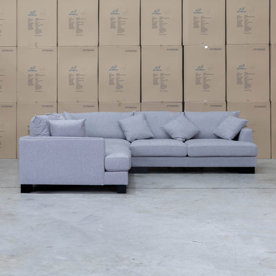Delta Deep Seated Corner Lounge - Silver
