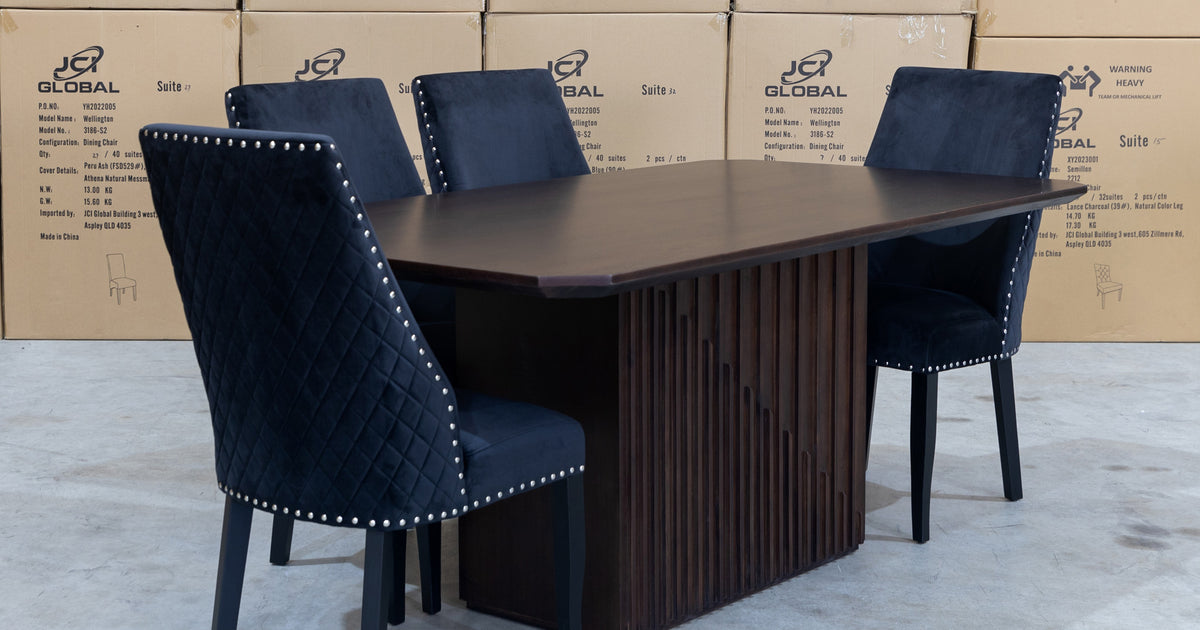 Shiraz 240cm Acacia Hardwood Dining Table Warehouse Furniture Clearance