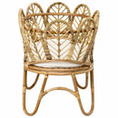 The Elise Rattan Childs Doll Bed with 6cm White Cushion - Natural - WI02 - Available In-Store Only available to purchase from Warehouse Furniture Clearance at our next sale event.