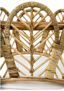 The Elise Rattan Childs Doll Bed with 6cm White Cushion - Natural - WI02 - Available In-Store Only available to purchase from Warehouse Furniture Clearance at our next sale event.