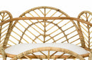 The Elise Rattan Childs Doll Bed with 6cm White Cushion - Natural - WI02 - Available In-Store Only available to purchase from Warehouse Furniture Clearance at our next sale event.