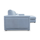 The Midtown Deep Seat LHF Chaise Lounge - Silver available to purchase from Warehouse Furniture Clearance at our next sale event.