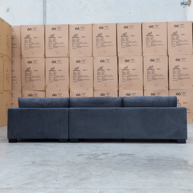 The Hilton Chaise Lounge RHF - Lance Charcoal available to purchase from Warehouse Furniture Clearance at our next sale event.