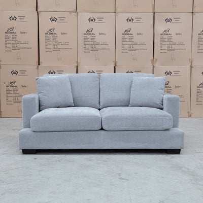 The Oakville Fabric Two Seat Sofa - Smoke available to purchase from Warehouse Furniture Clearance at our next sale event.