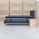 Paros King Upholstered Bed - Charcoal - Warehouse Furniture Clearance