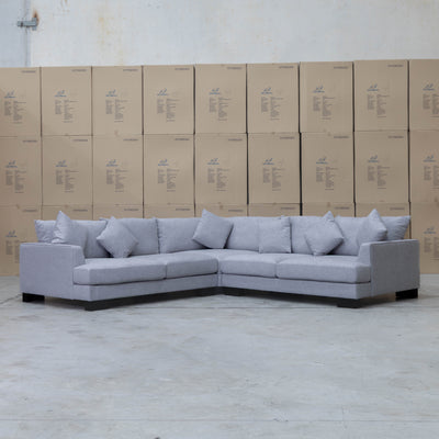 Delta Deep Seated Corner Lounge - Silver