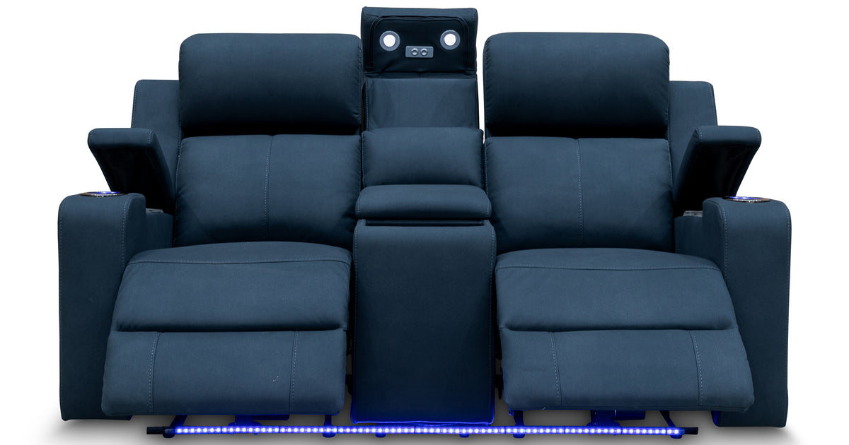 Remi 2 Seat DualMotor Electric Recliner Theatre Jet WFC