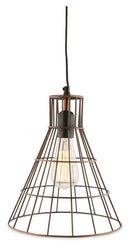 The Torch Galvanized Iron Wire Pendant Hanging Light - Antique Copper - FH07 - Available In-Store Only available to purchase from Warehouse Furniture Clearance at our next sale event.