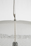 The Mesh Iron & Brass Pendant Hanging Light Large with Copper Detail - Grey/Copper - FH09 - Available In-Store Only available to purchase from Warehouse Furniture Clearance at our next sale event.