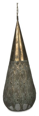 The Filigree Metal Pendant Light Large - Antique Brass - MQ58 - Available In-Store Only available to purchase from Warehouse Furniture Clearance at our next sale event.