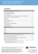 The Guardsman ComfortMark Tencel Mattress Protector - 10 Year Warranty - King Single available to purchase from Warehouse Furniture Clearance at our next sale event.