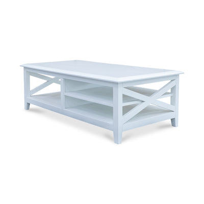 The Hampton Rectangle Coffee Table available to purchase from Warehouse Furniture Clearance at our next sale event.