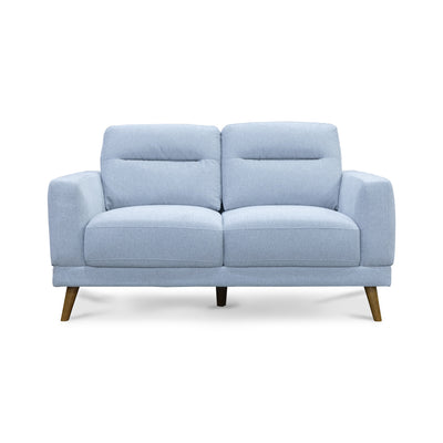 The Harlow Two Seater Sofa - Silver available to purchase from Warehouse Furniture Clearance at our next sale event.
