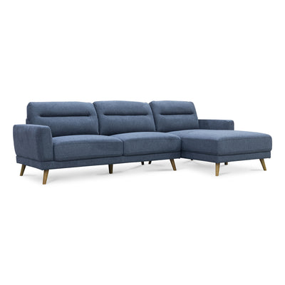 The Harlow Three Seat Chaise Lounge RHF - Charcoal available to purchase from Warehouse Furniture Clearance at our next sale event.
