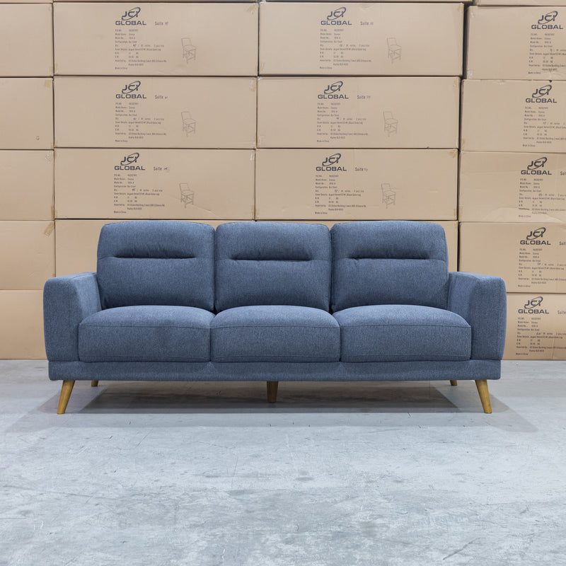 The Harlow Three Seat Sofa - Charcoal available to purchase from Warehouse Furniture Clearance at our next sale event.