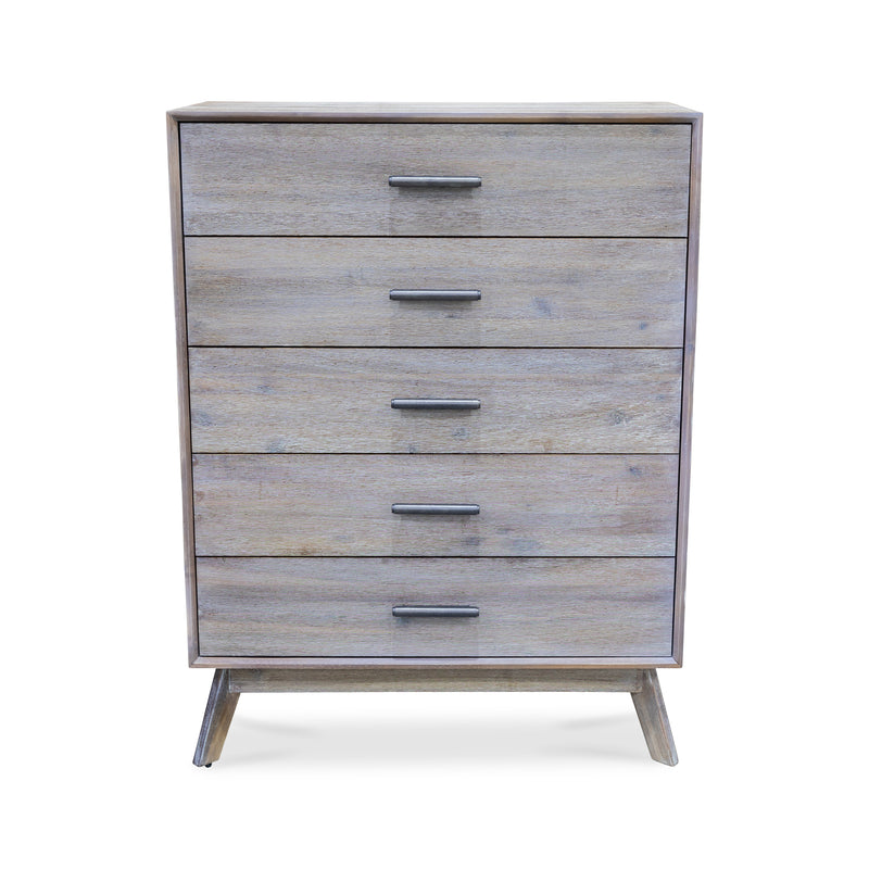 The Marcoola Hardwood Tallboy - MKII available to purchase from Warehouse Furniture Clearance at our next sale event.
