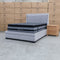 The Sebastian King Fabric Storage Bed - Light Grey - In-store purchase only available to purchase from Warehouse Furniture Clearance at our next sale event.
