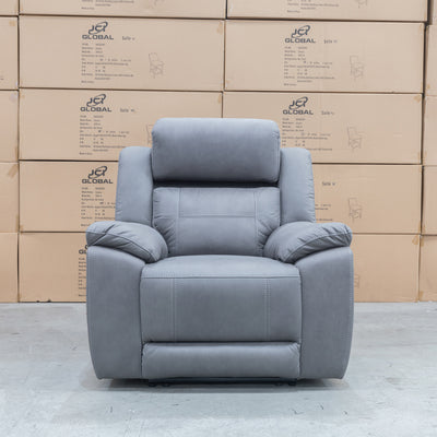 The Venus Dual-Motor Recliner - Ash available to purchase from Warehouse Furniture Clearance at our next sale event.