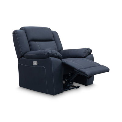 The Venus Dual-Motor Recliner - Jet available to purchase from Warehouse Furniture Clearance at our next sale event.