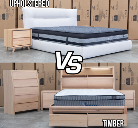 Timber Bedroom Furniture vs Upholstered Beds | Which Bed Is Best In 2026