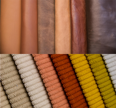 Leather vs Fabric Lounges