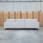 The Melbourne Deep Seat Feather & Foam LHF Chaise Lounge - Biscuit available to purchase from Warehouse Furniture Clearance at our next sale event.