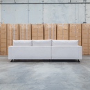 The Melbourne Deep Seat Feather & Foam LHF Chaise Lounge - Biscuit available to purchase from Warehouse Furniture Clearance at our next sale event.