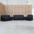 The Cassandra Single Armchair - Black Leather