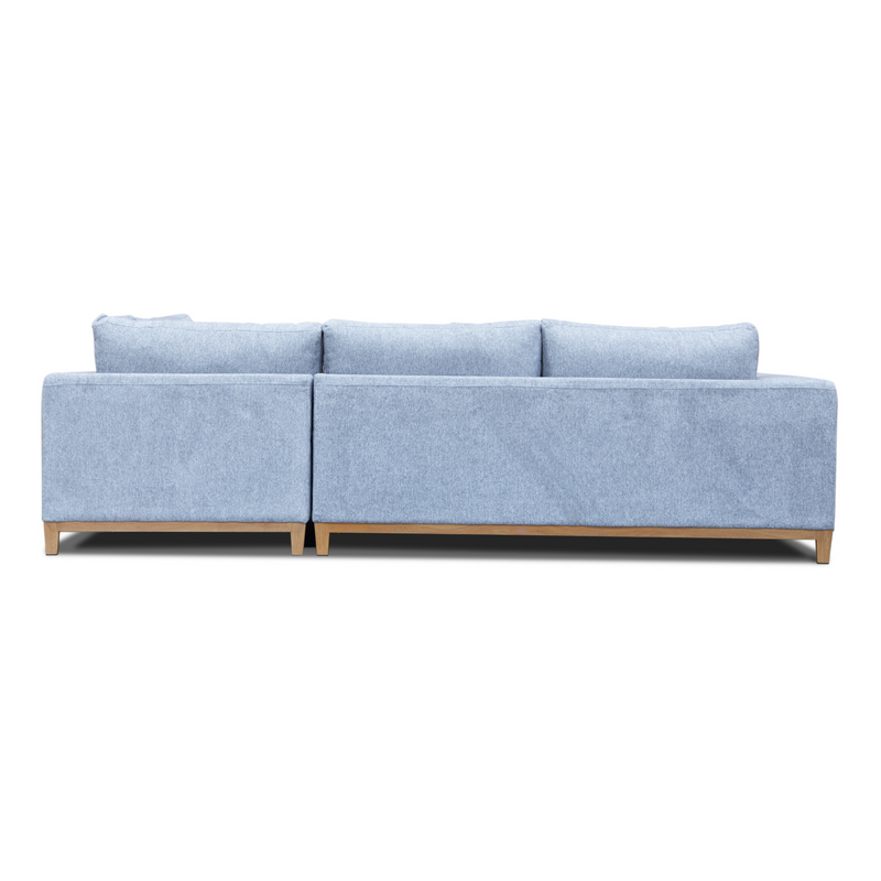 The Sammi Metal Frame RHF Chaise Lounge - Cloud available to purchase from Warehouse Furniture Clearance at our next sale event.