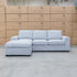 The Oakland Sofa Bed with LHF Storage Chaise - Silver