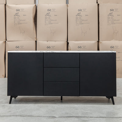 The New York Carrara Marble Buffet available to purchase from Warehouse Furniture Clearance at our next sale event.