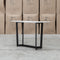The New York Carrara Marble Hall Table available to purchase from Warehouse Furniture Clearance at our next sale event.