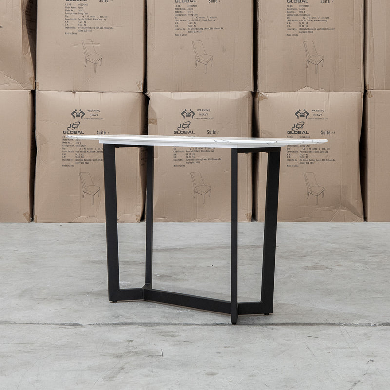 The New York Carrara Marble Hall Table available to purchase from Warehouse Furniture Clearance at our next sale event.