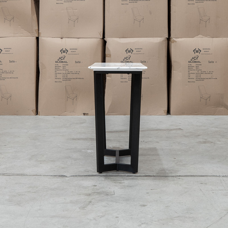The New York Carrara Marble Hall Table available to purchase from Warehouse Furniture Clearance at our next sale event.