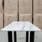 The New York Carrara Marble Hall Table available to purchase from Warehouse Furniture Clearance at our next sale event.