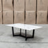 The New York Carrara Marble Coffee Table