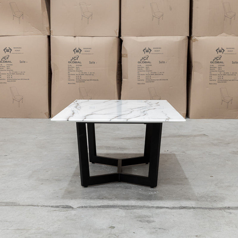 The New York Carrara Marble Coffee Table available to purchase from Warehouse Furniture Clearance at our next sale event.