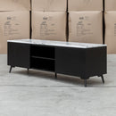 The New York Carrara Marble Entertainment Unit available to purchase from Warehouse Furniture Clearance at our next sale event.