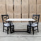 The New York 150cm Carrara Marble Dining Table available to purchase from Warehouse Furniture Clearance at our next sale event.
